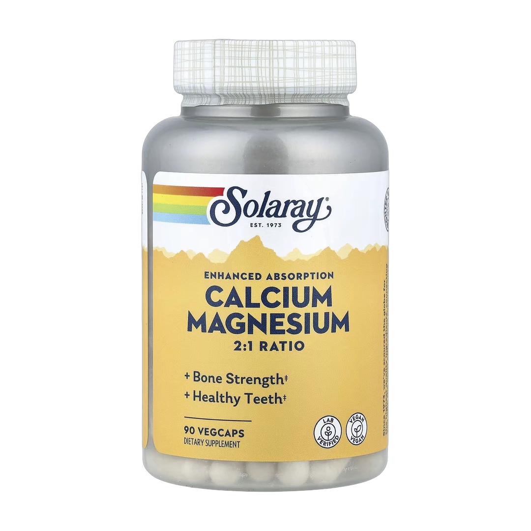 Solaray, Enhanced Absorption Calcium Magnesium, 90 VegCaps