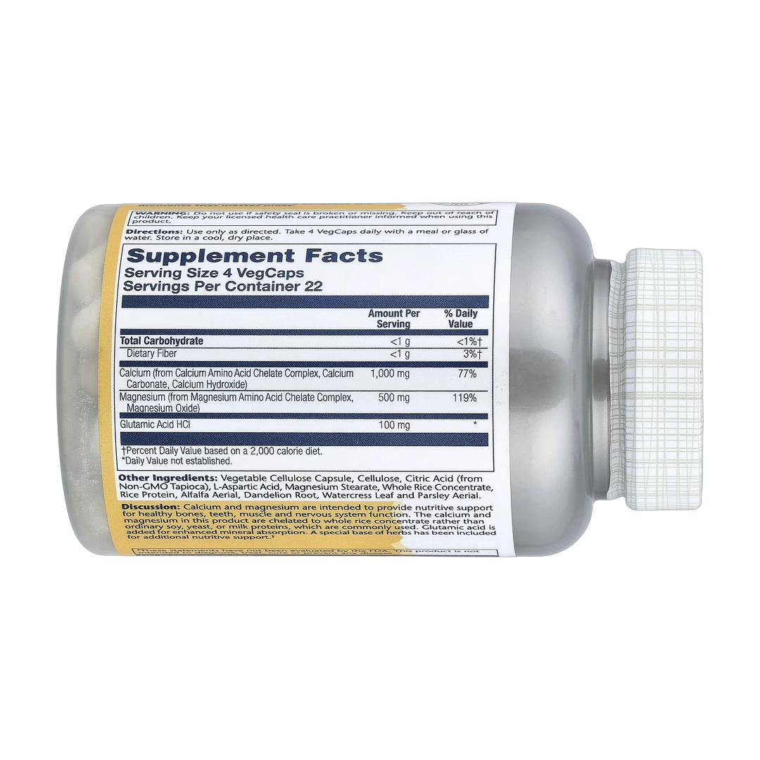 Solaray, Enhanced Absorption Calcium Magnesium, 90 VegCaps