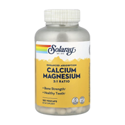 Solaray, Calcium Magnesium 2:1 Ratio, 180 VegCaps