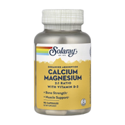 Solaray, Enhanced Absorption, Calcium Magnesium, 90 Capsules