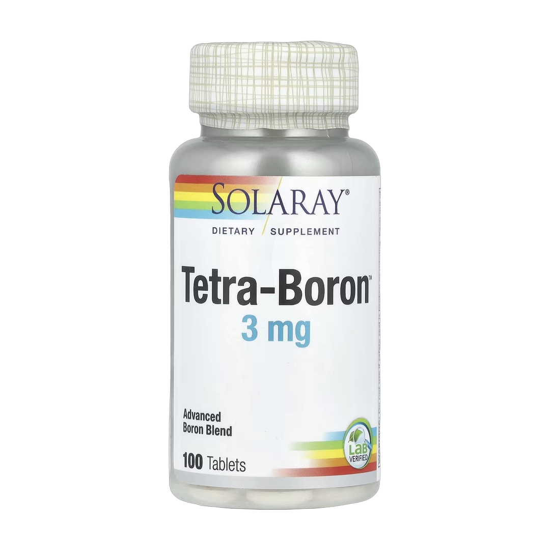 Solaray, Tetra-Boron®, 3 mg, 100 Tablets