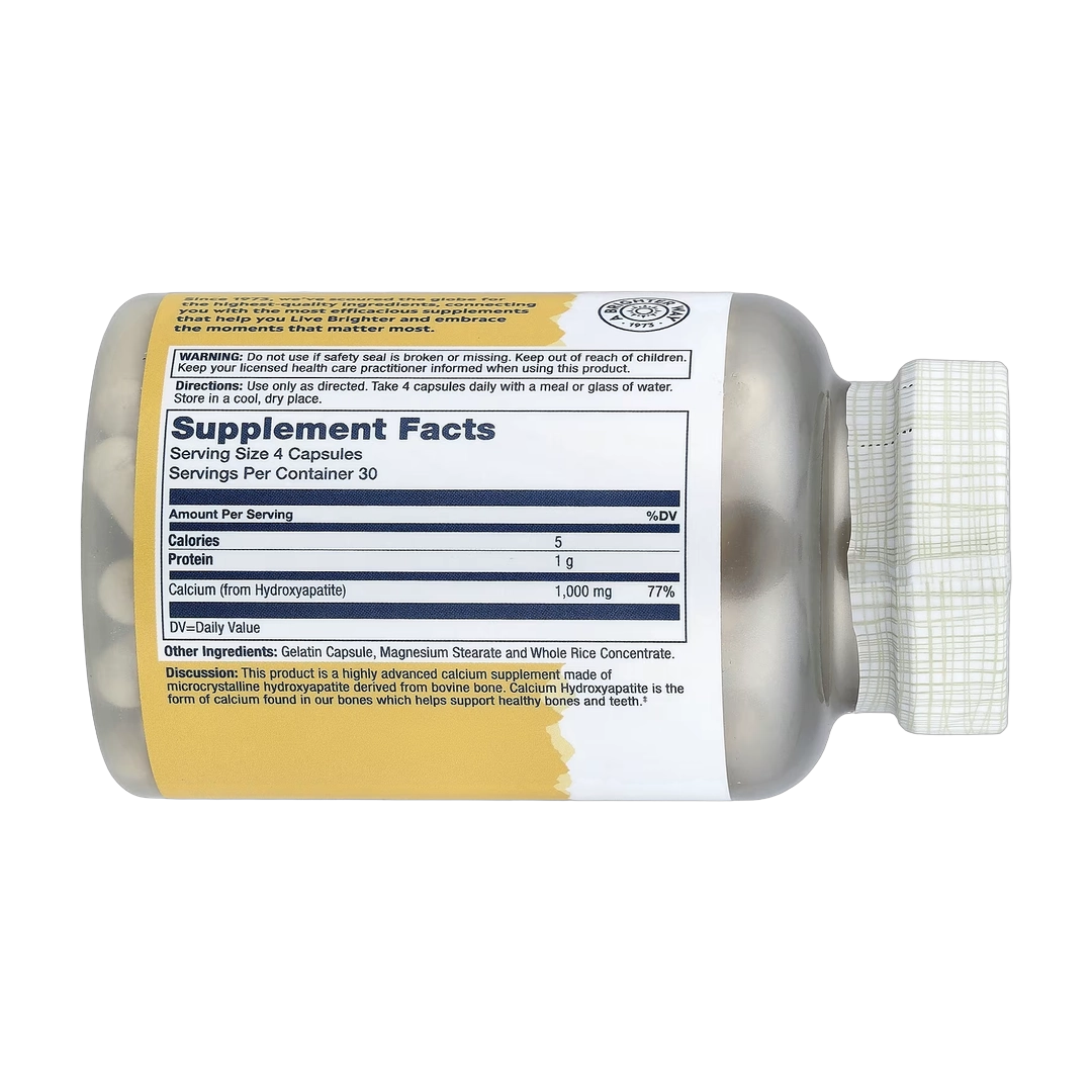 Solaray, Calcium Hydroxyapatite, 120 Capsules