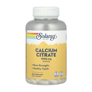 Solaray, Calcium Citrate, 120 VegCaps (250 mg per Capsule) front packaging view