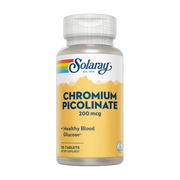 Solaray, Chromium Picolinate 200mcg, 50 Tablets