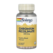 Solaray, Chromium Picolinate, 200 mcg, 100 Tablets