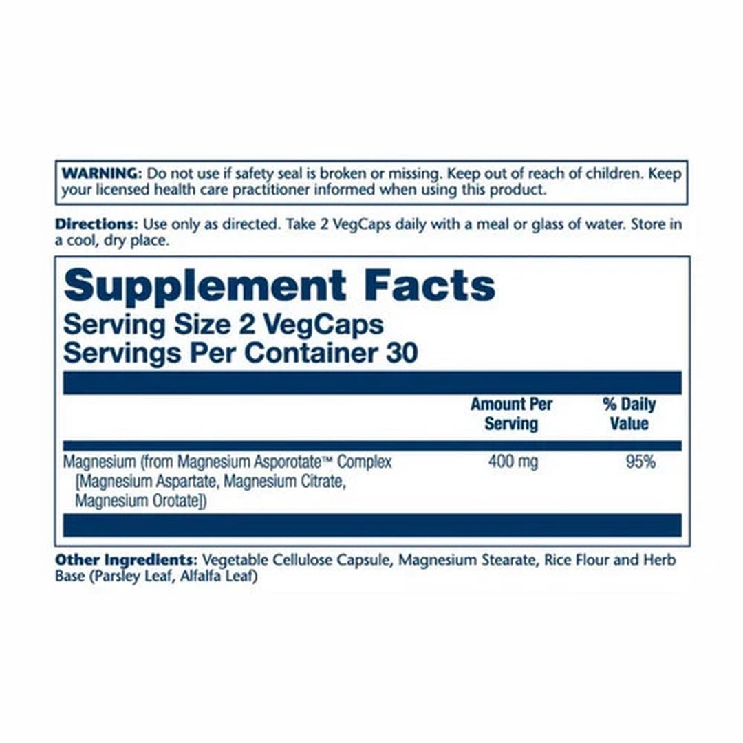 Solaray Magnesium Asporotate™, 60 VegCaps