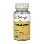 Solaray, Potassium, 99 mg, 100 VegCaps front packaging view