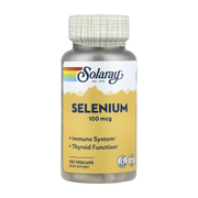 Solaray, Selenium, 100 mcg , 100 VegCaps front packaging view