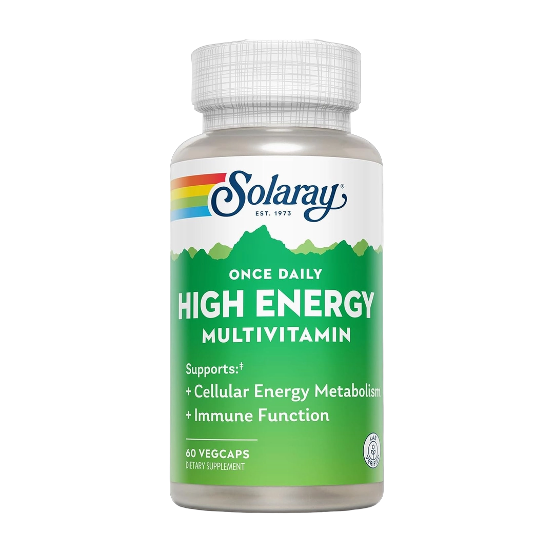SOLARAY, Once Daily High Energy Multivitamin for Women and Men, 60 VegCap