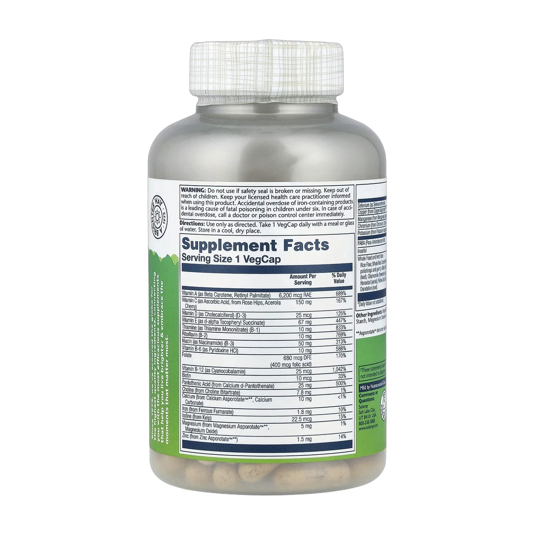 Solaray, Once Daily High Energy Multivitamin, 120 VegCaps
