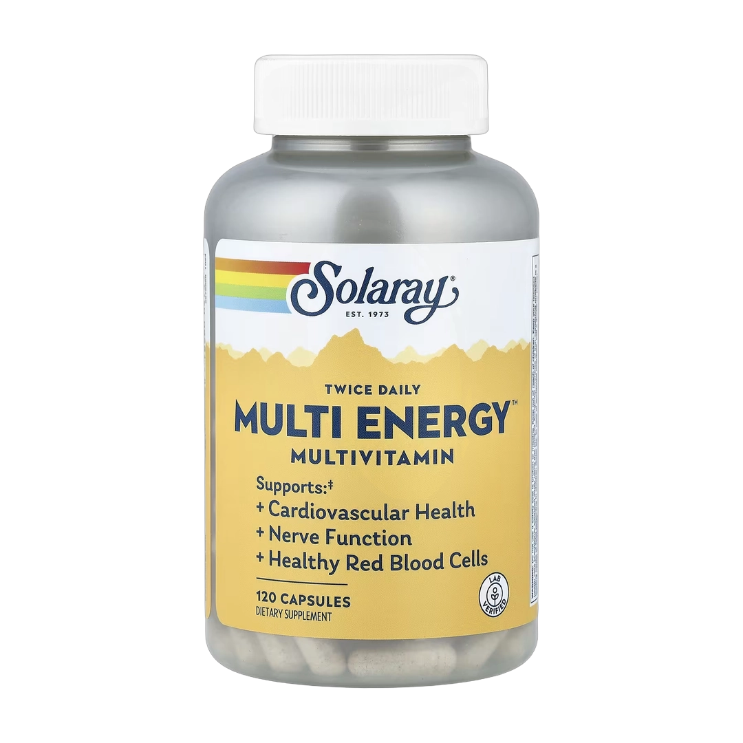 Solaray, Twice Daily, Multi Energy™ Multivitamin, 120 Capsules