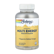 Solaray, Twice Daily Multi Energy™ Multivitamin, Iron Free, 120 Capsules