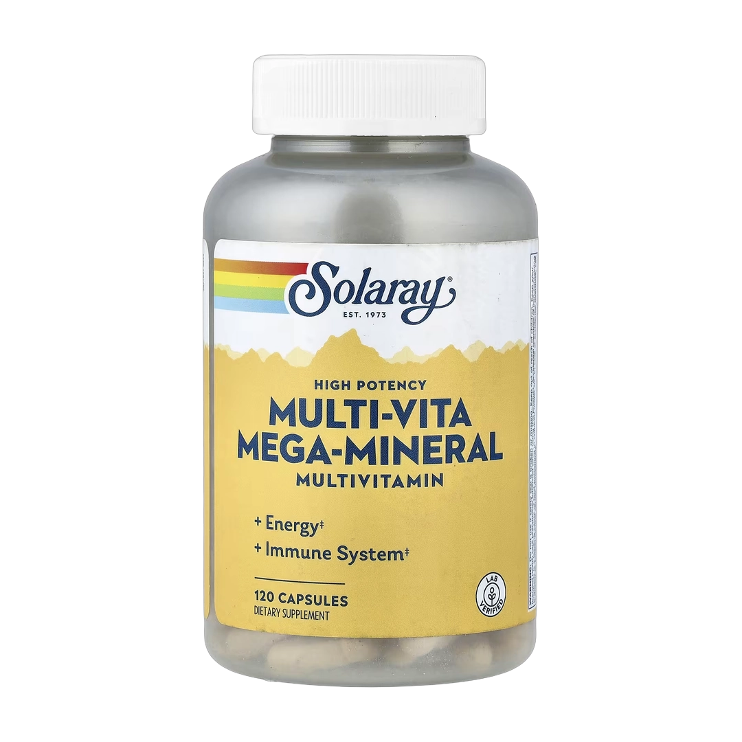 Solaray, Multi-Vita Mega-Mineral, Multivitamin, 120 Capsules
