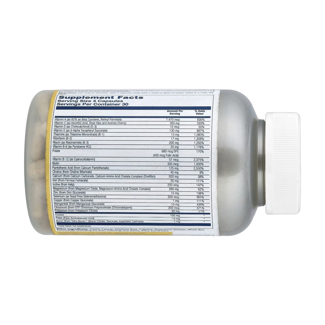 Solaray, Multi-Vita Mega-Mineral, Multivitamin, 120 Capsules