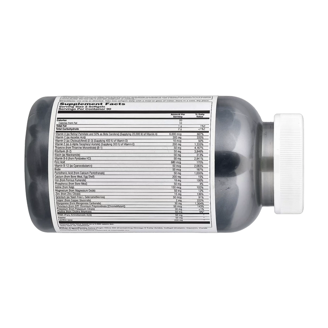 Solaray, Two Daily Provide™ Multivitamin, 180 Softgels