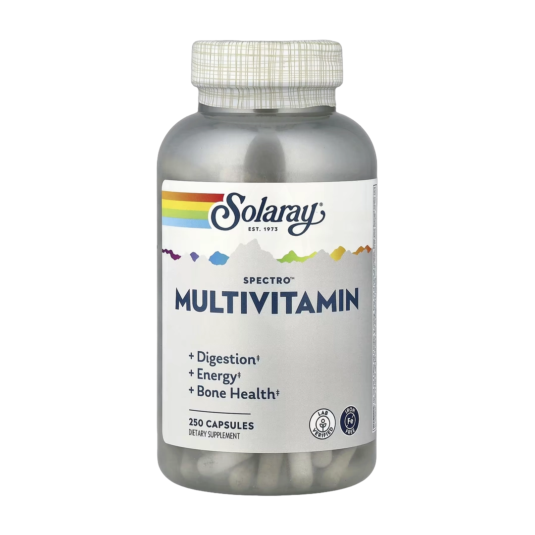 Solaray, Spectro™ Multivitamin, Iron Free, 250 Capsules