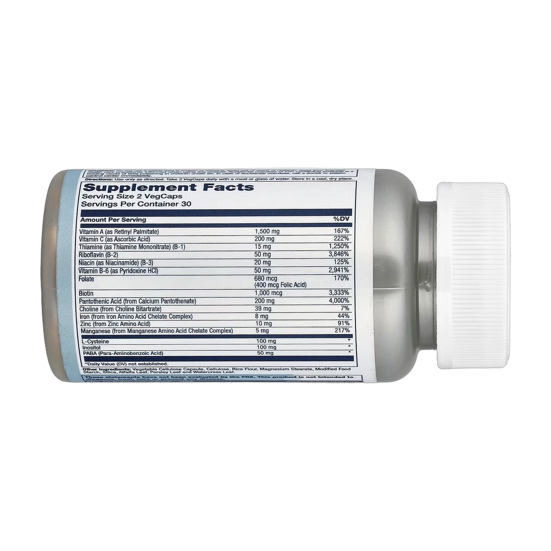 Solaray, Hair Nutrients With L-Cysteine, 60 VegCaps