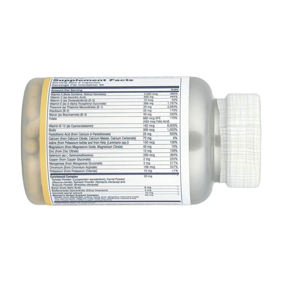 Solaray, Women's Golden Multivitamin, 90 Capsules