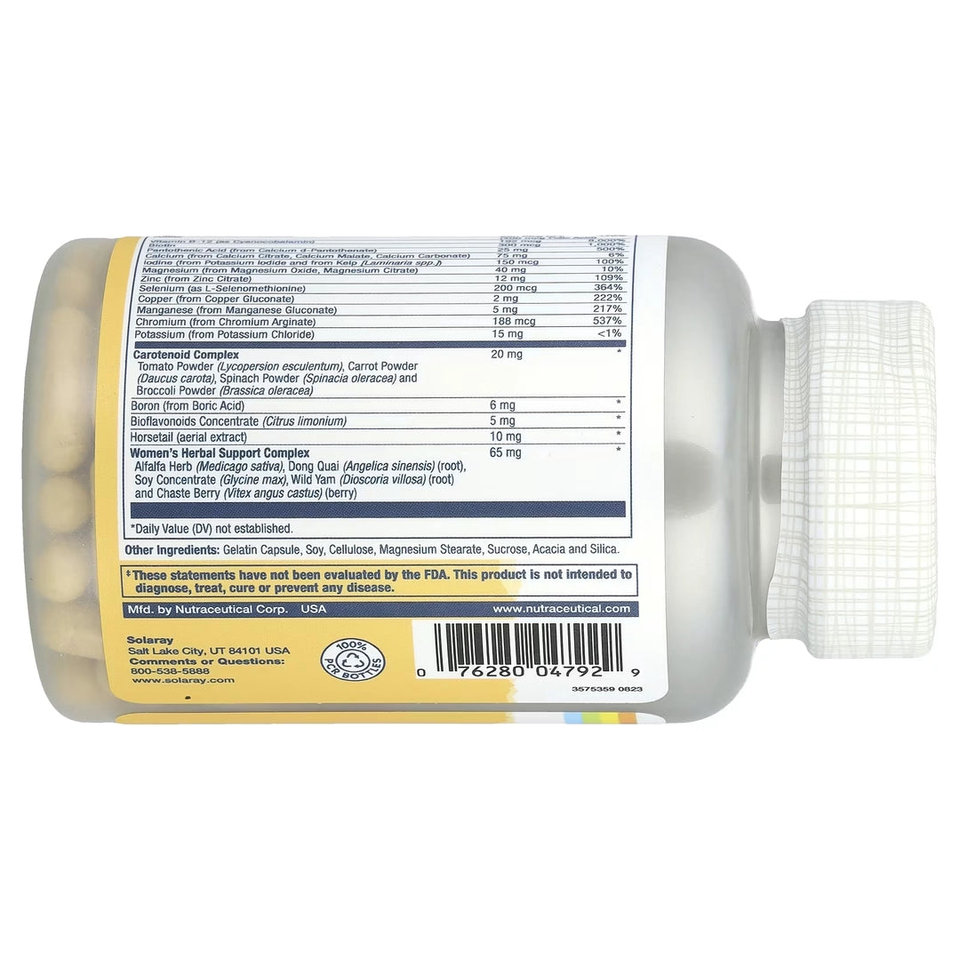 Solaray, Women's Golden Multivitamin, 90 Capsules