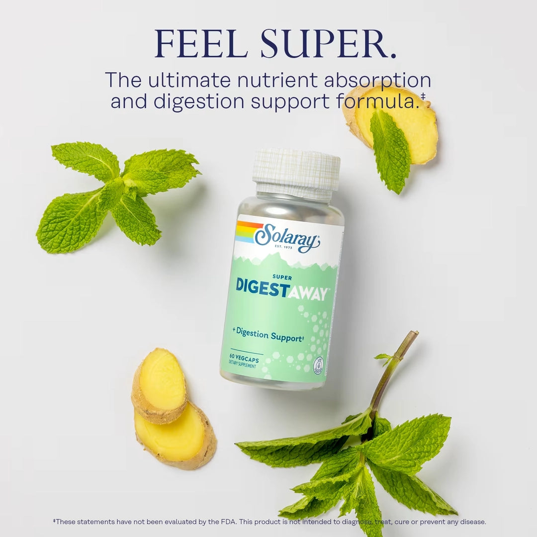 Solaray, Super DigestAway™, 60 Vegcaps