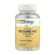 Solaray, High Potency Betaine HCl with Pepsin, 100 VegCaps