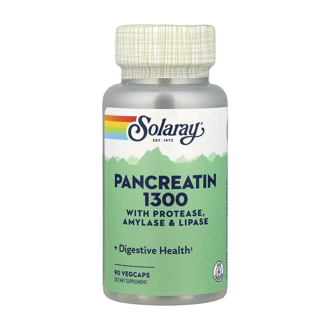 Solaray, Pancreatin 1300, 90 VegCaps