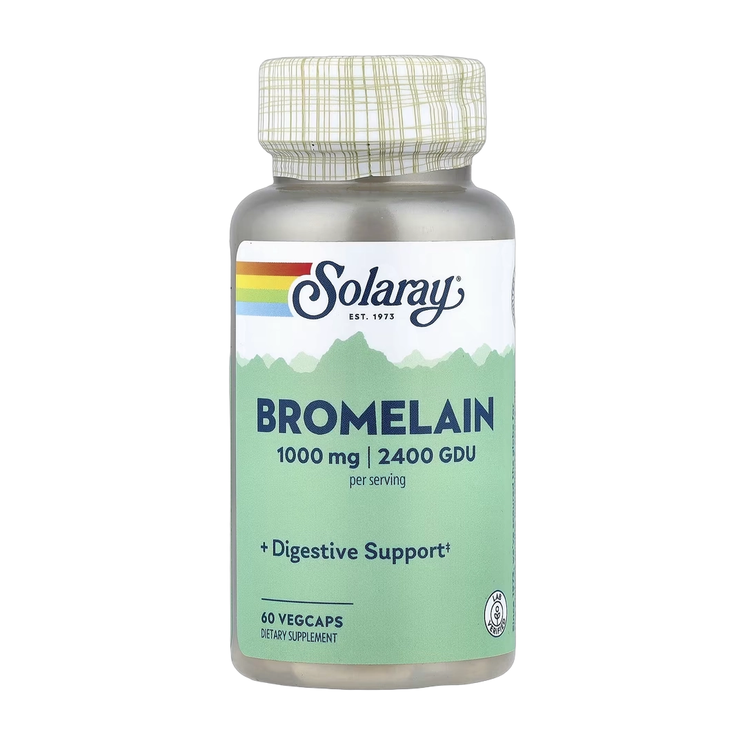 Solaray, Bromelain, 60 VegCaps