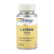 Solaray, L-Lysine, 90 Tablets