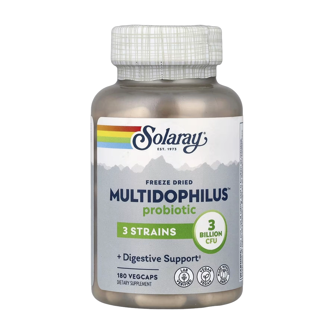 Solaray, Freeze Dried Multidophilus™ Probiotic, 180 VegCaps