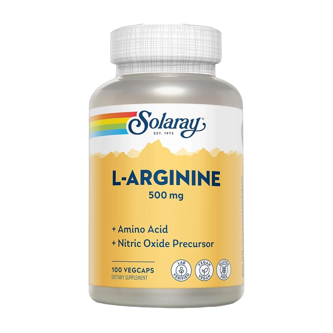 SOLARAY, L-Arginine 500 mg, 100 VegCaps