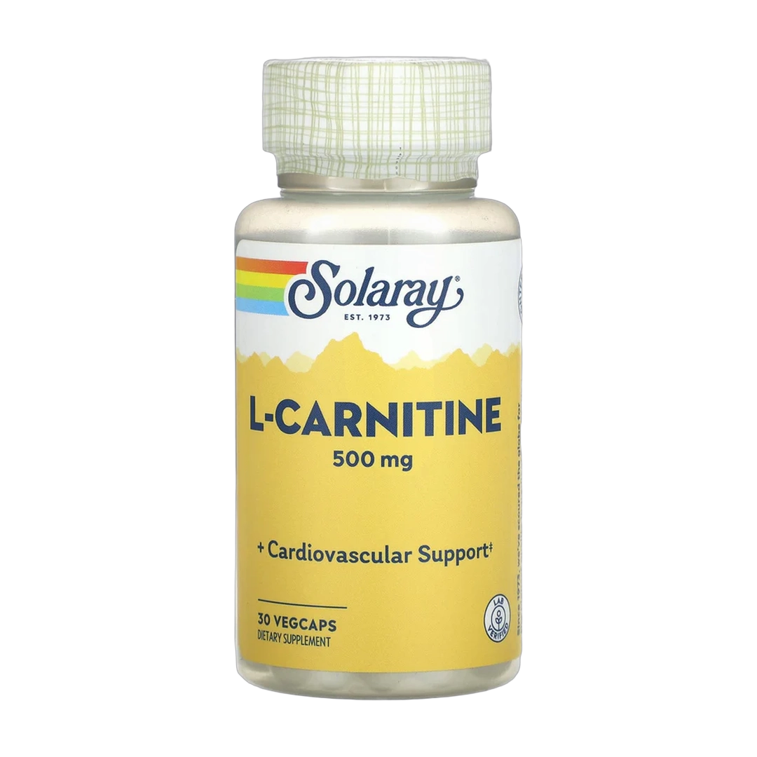 Solaray, L-Carnitine, 500 mg, 30 VegCaps