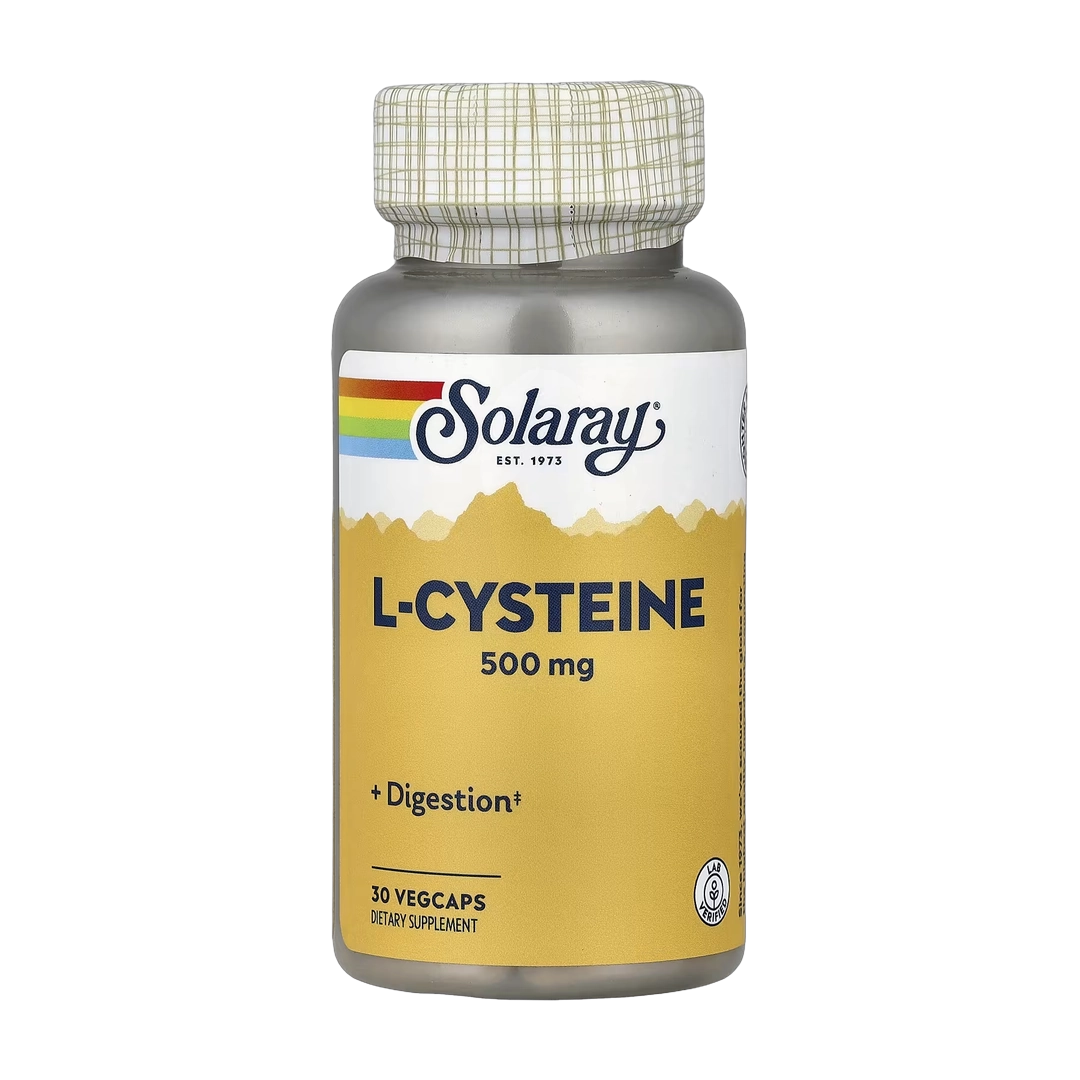 Solaray, L-Cysteine, 500 mg, 30 VegCaps