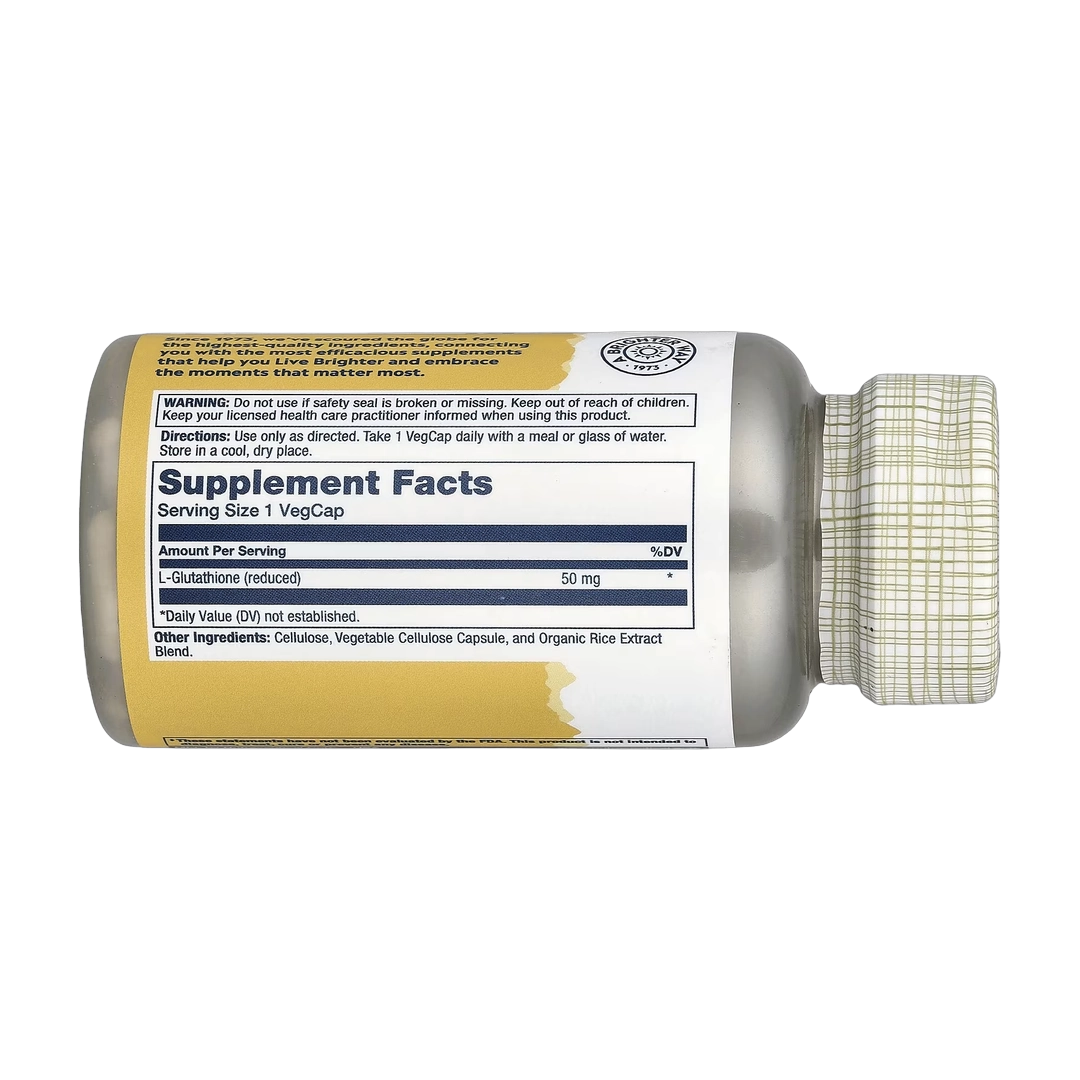 Solaray, L-Glutathione, 50 mg, 60 VegCaps