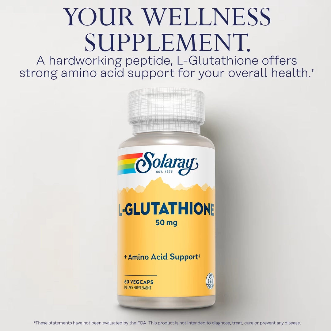 Solaray, L-Glutathione, 50 mg, 60 VegCaps