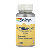 Solaray, L-Theanine With Green Tea, 45 VegCaps