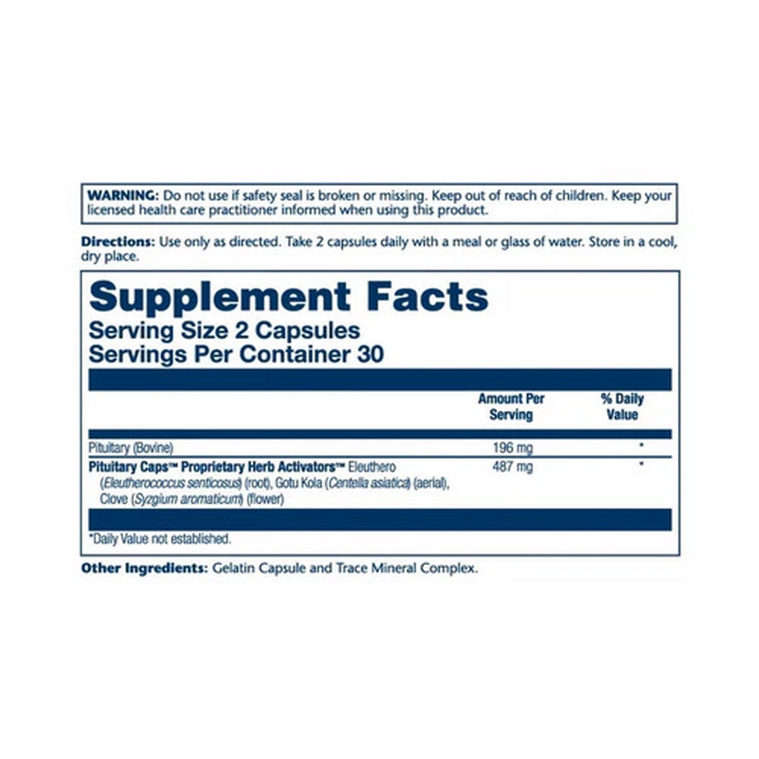 Solaray, Pituitary Caps, 60 Capsules
