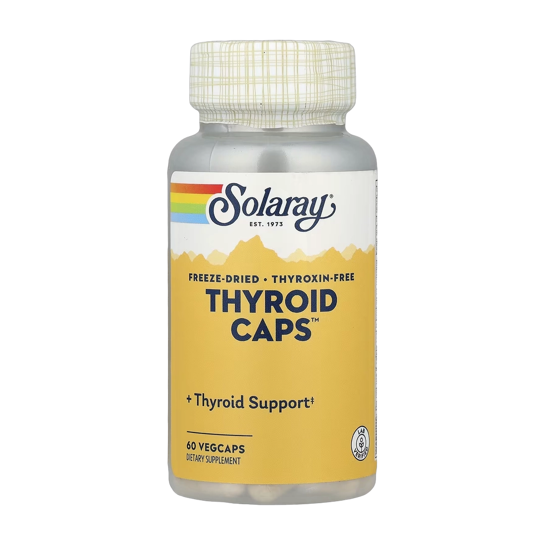 Solaray, Thyroid Caps™, Freeze Dried, 60 VegCaps