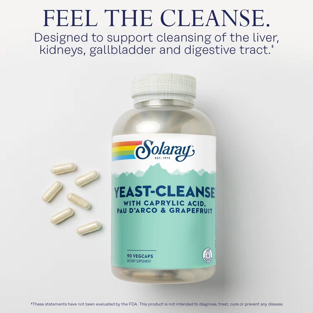 Solaray, Yeast-Cleanse™, 90 VegCaps