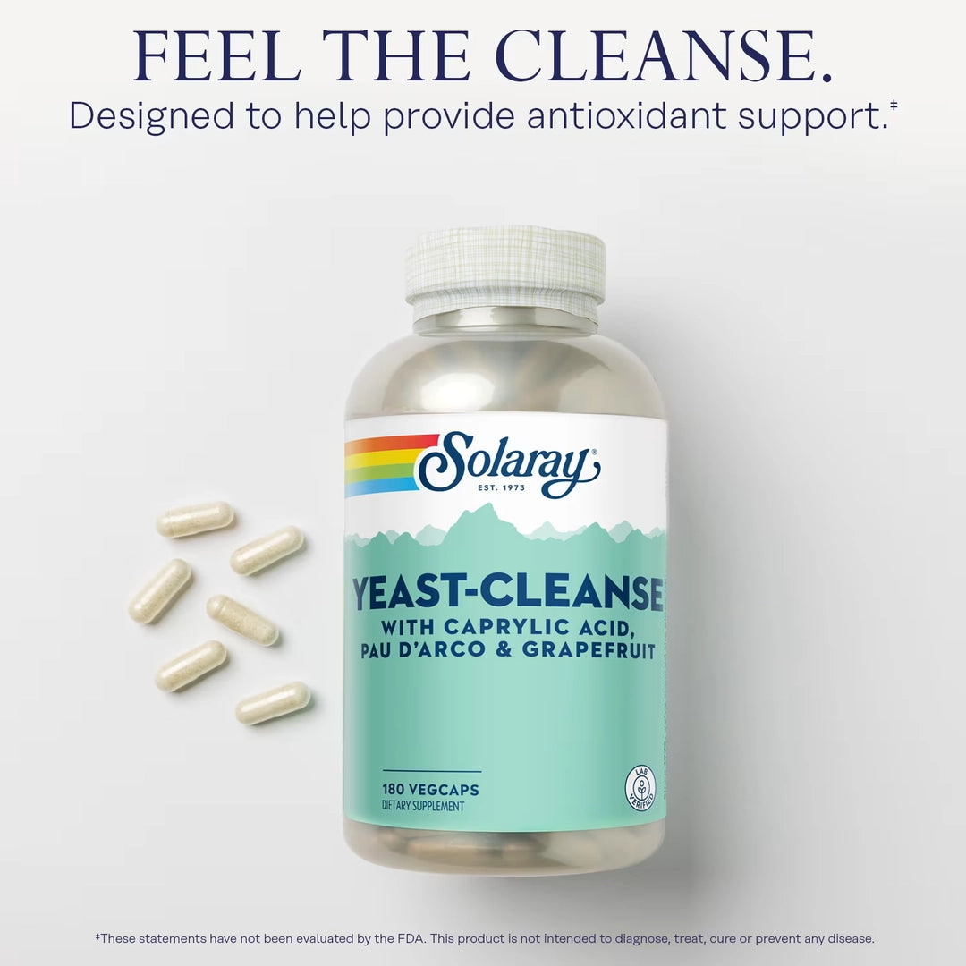 Solaray, Yeast-Cleanse™, 180 VegCaps