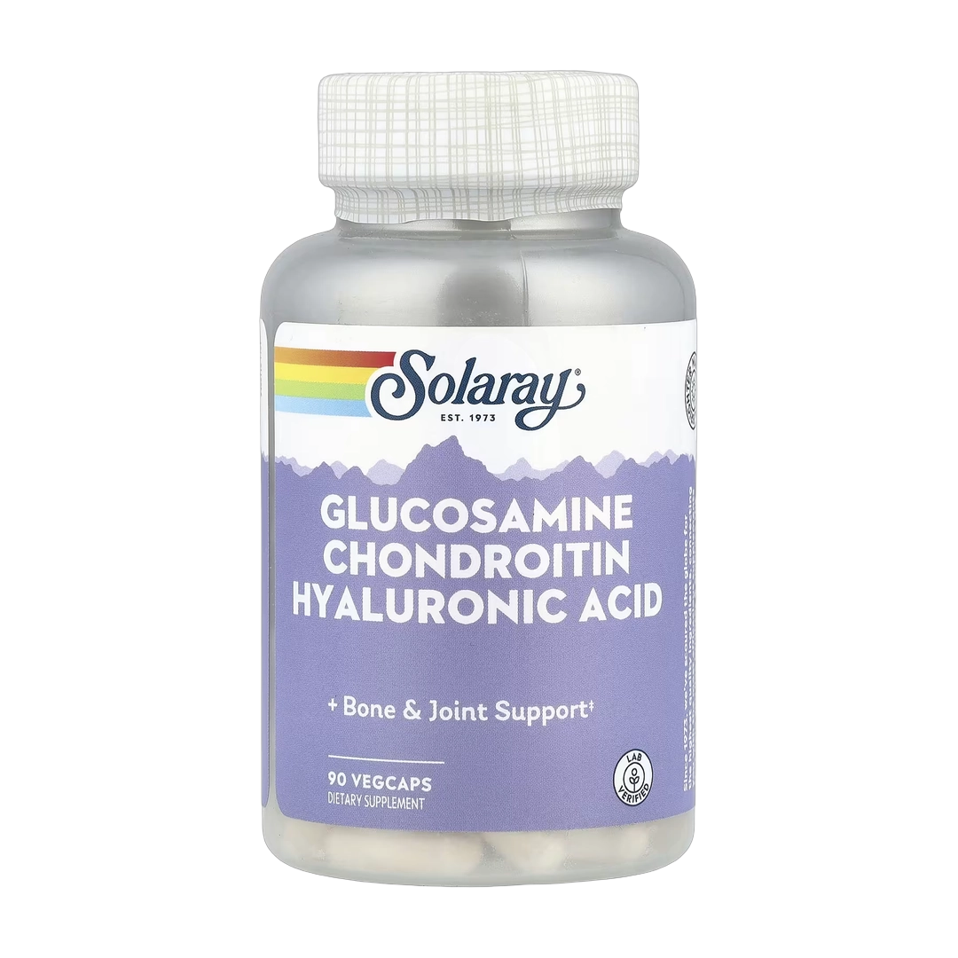 Solaray, Glucosamine Chondroitin Hyaluronic Acid, 90 VegCaps