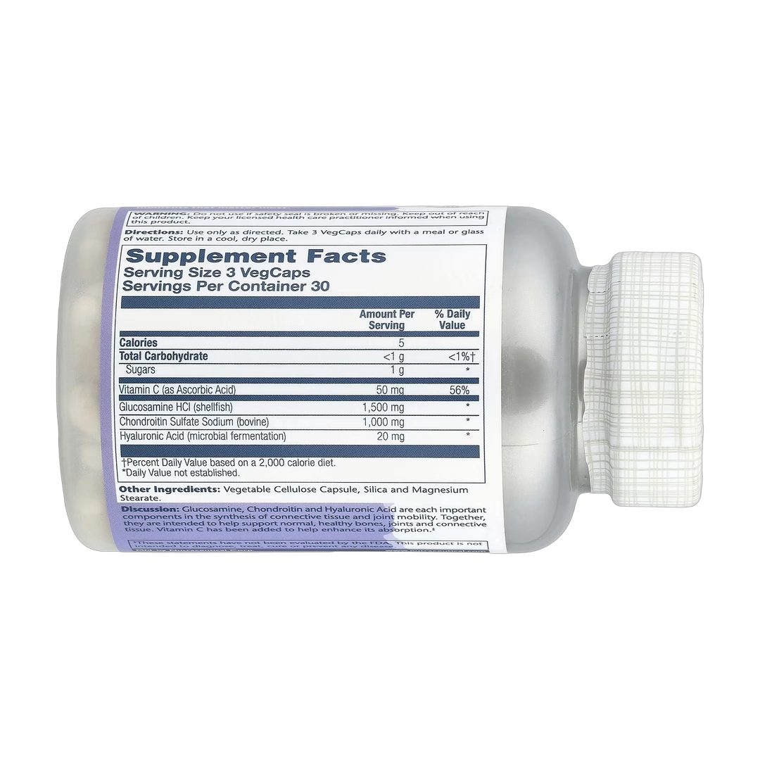 Solaray, Glucosamine Chondroitin Hyaluronic Acid, 90 VegCaps
