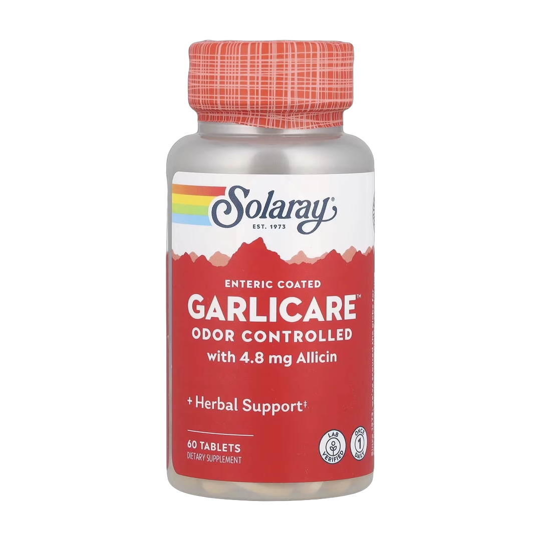 Solaray, Enteric Coated GarliCare®, 60 Tablets
