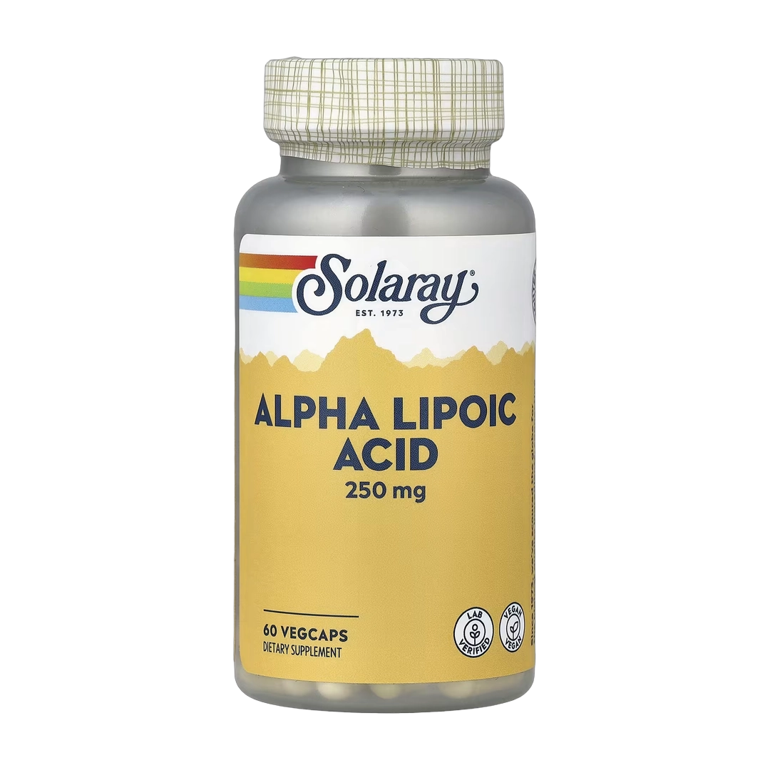 Solaray, Alpha Lipoic Acid, 250 mg, 60 VegCaps