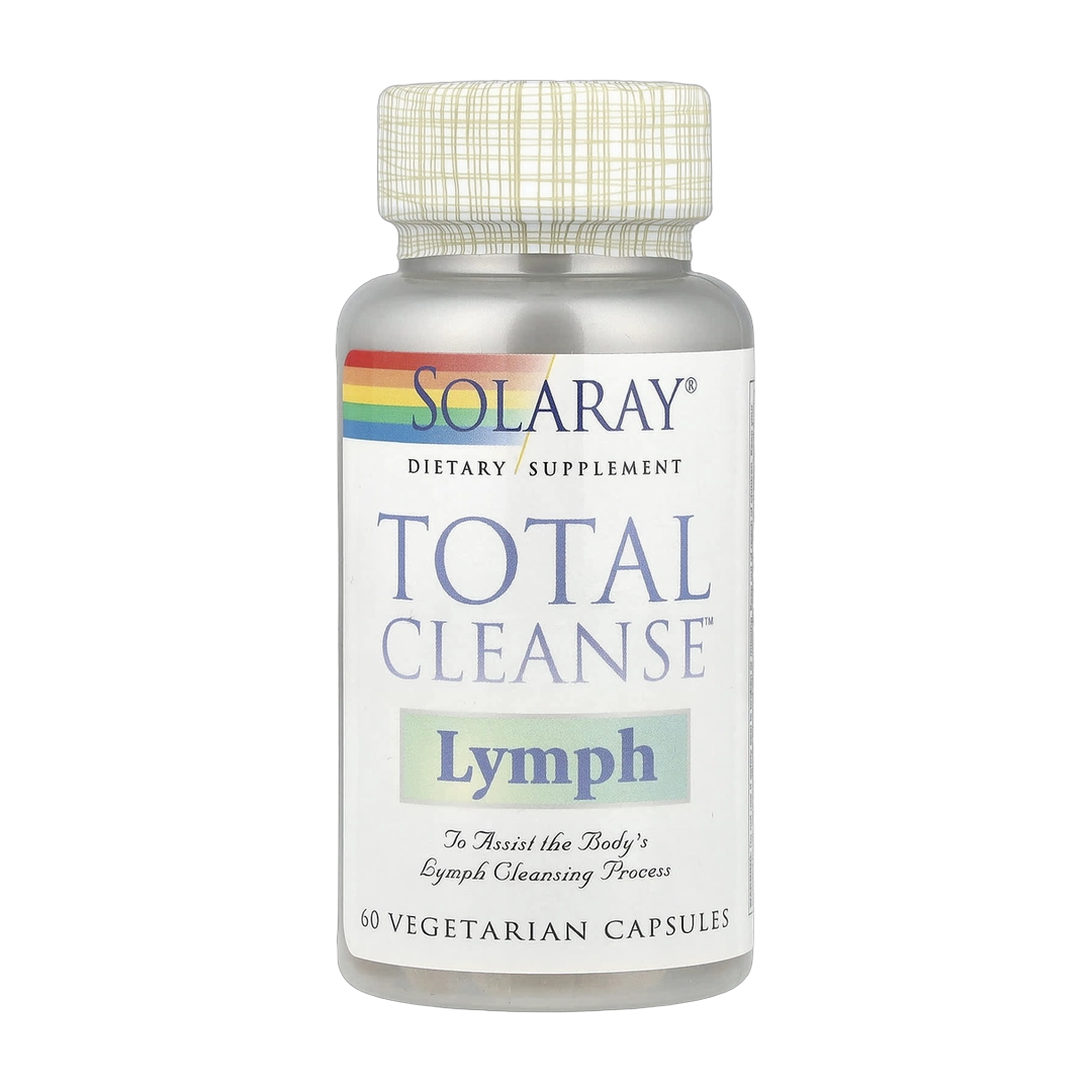 Solaray, Total Cleanse, Lymph, 60 Vegetarian Capsules front packaging view