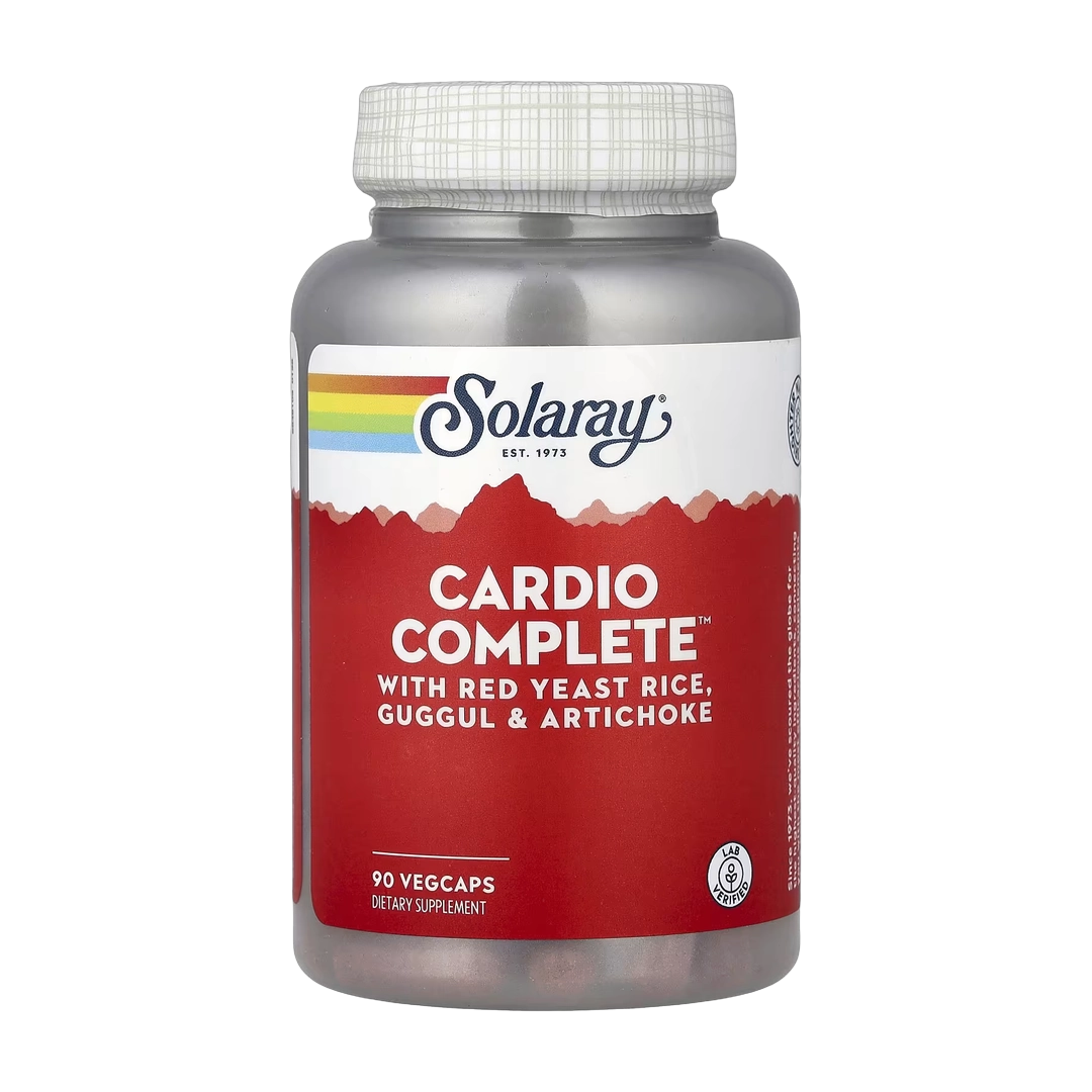 Solaray, Cardio Complete™ with Red Yeast Rice, Guggul & Artichoke, 90 VegCaps