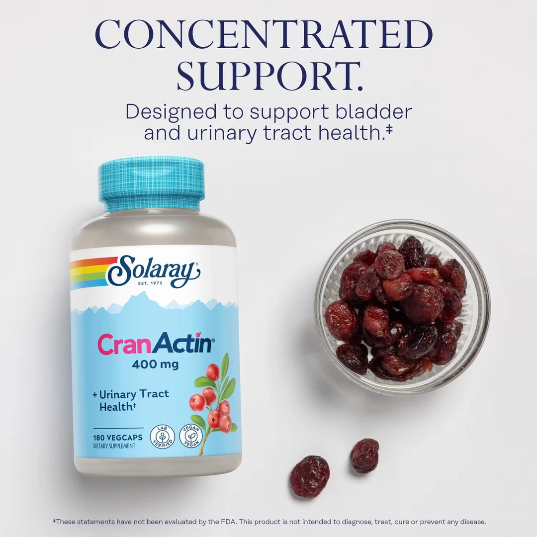 Solaray, CranActin®, Urinary Tract Health, 180 VegCaps