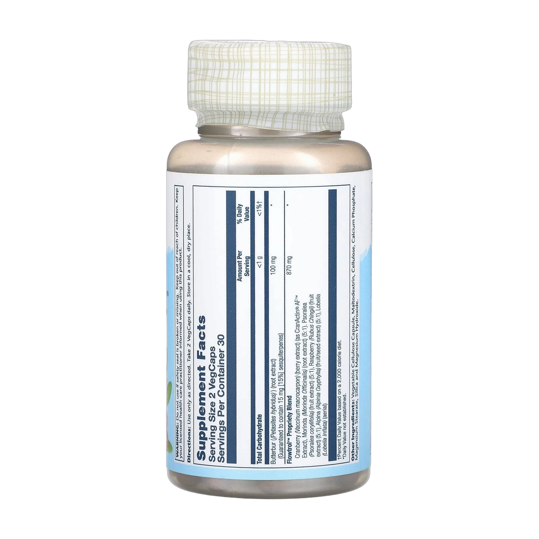 Solaray, Continence With Flowtrol, 60 VegCaps