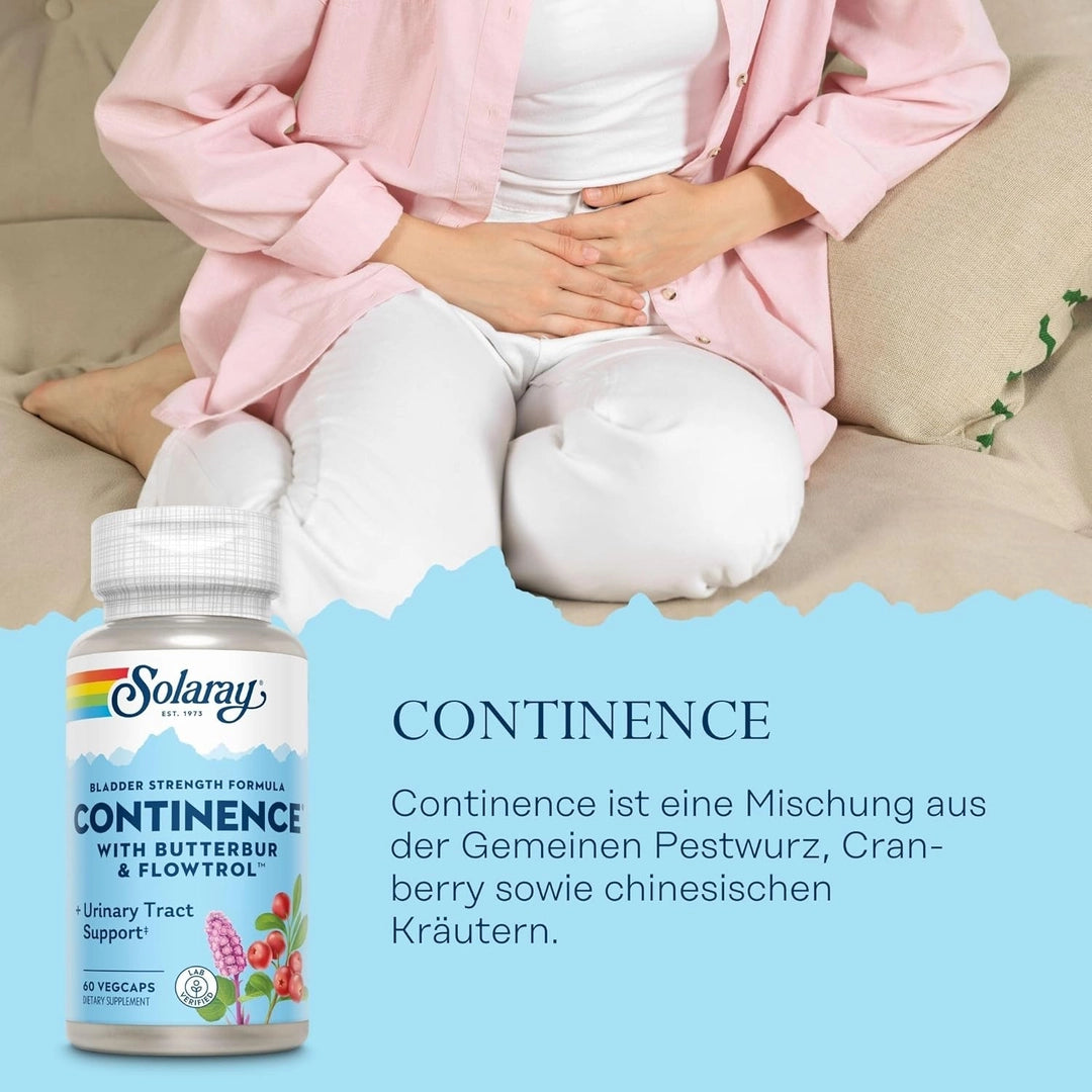 Solaray, Continence With Flowtrol, 60 VegCaps