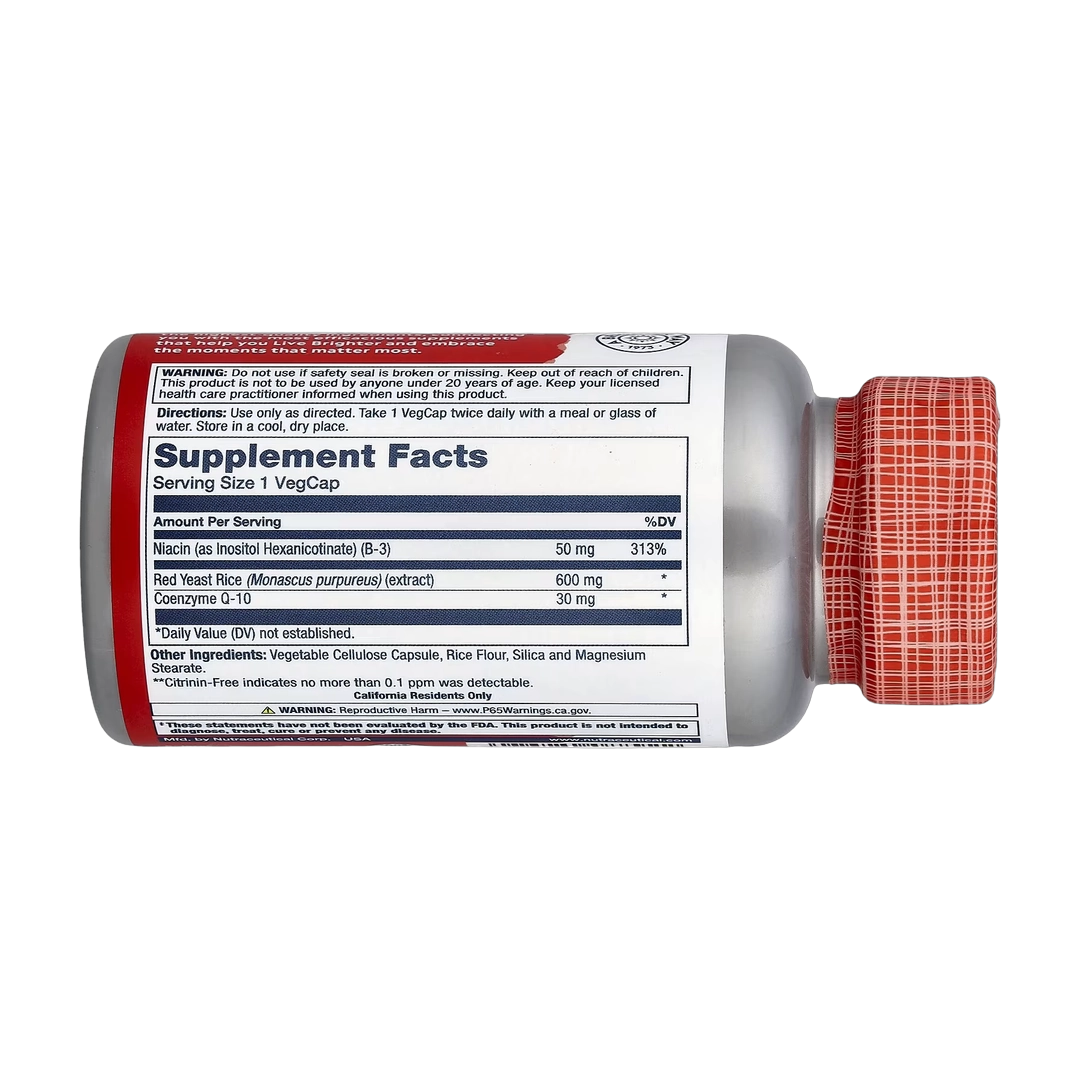 Solaray, Red Yeast Rice CoQ-10, 60 VegCaps