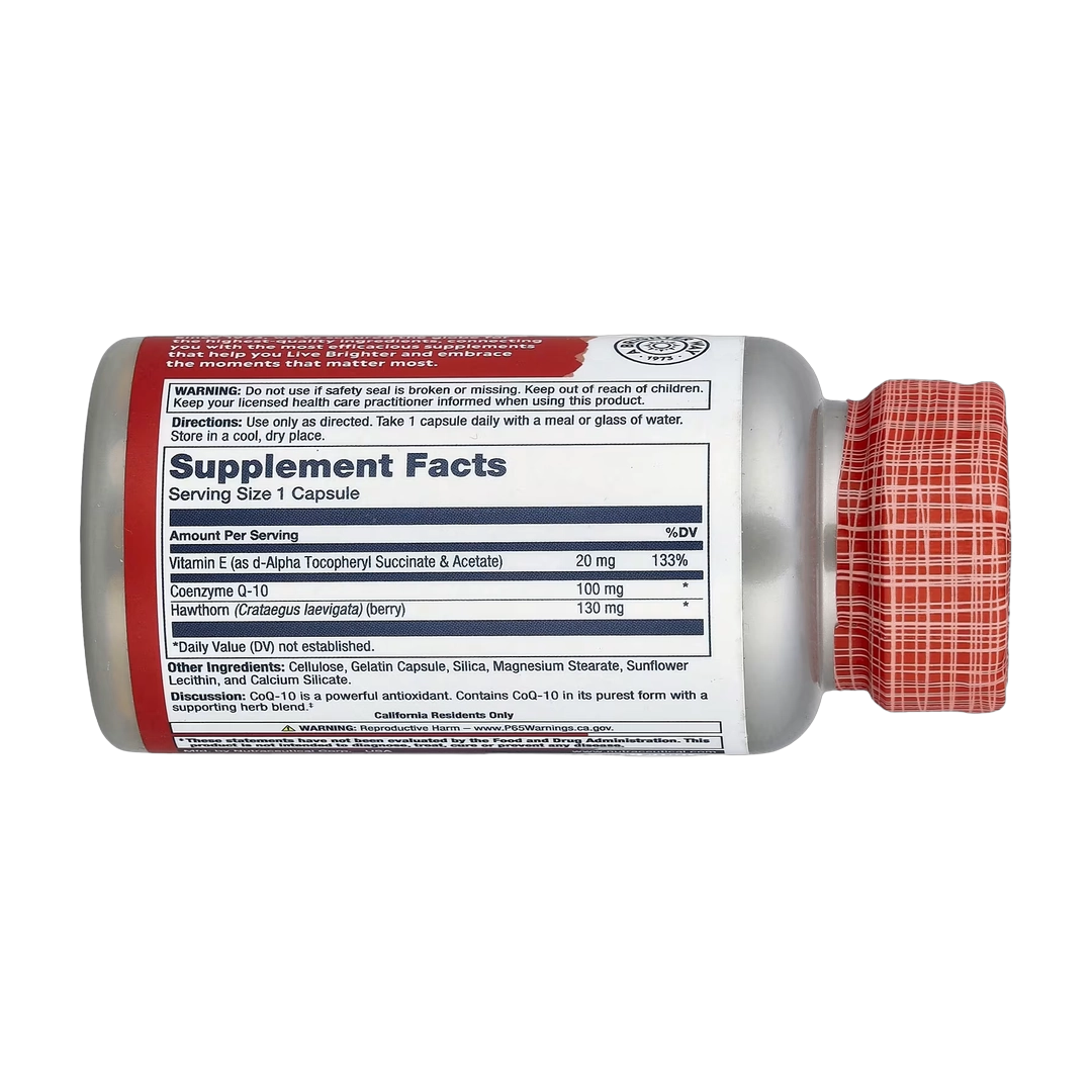 Solaray, Pure CoQ-10 With Hawthorn Berries , 30 Capsules